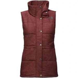 The North Face maroon vest size xs m8